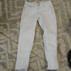 Vintage America white weekend crop jeans